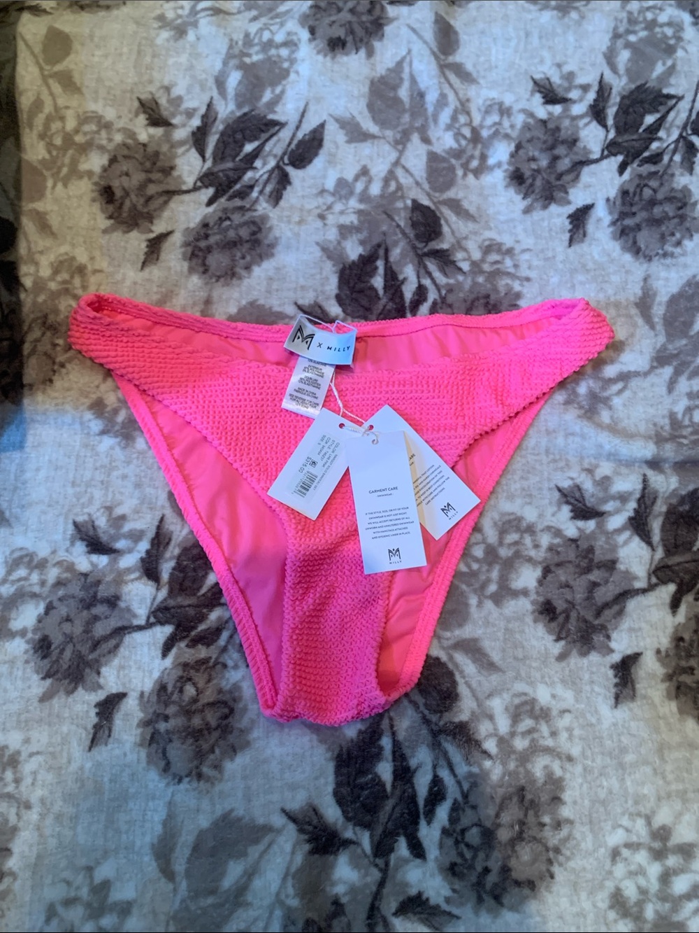 Women’s NWTs Milly Margot Solid Bandeau Bottoms Small